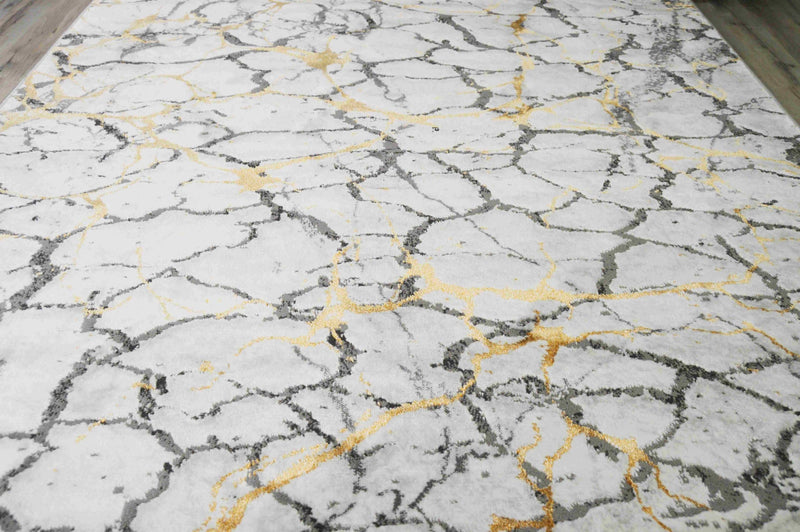 MARBLE Rug Design 1044 Grey 8x11 (7'8x10'8")"
