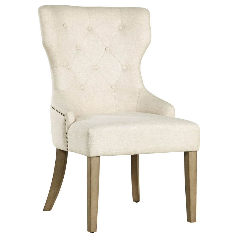 Silla de comedor tapizada con botones Baney