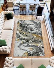 MARBLE Rug Design 1047 Gold 5x8 (5'2x7'5")"