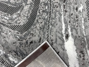 MARBLE Rug Design 1048 Anthracite 2x8 Runner (2'6x7'9")"