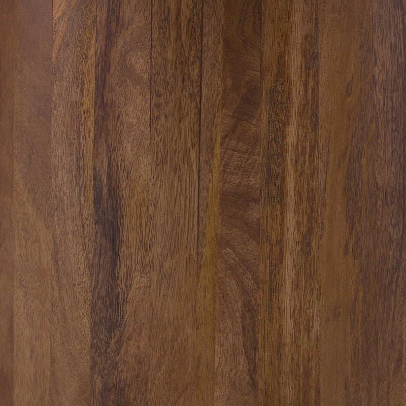 Mesa de comedor de madera con tablero de mármol Ortega de 46 pulgadas, color natural