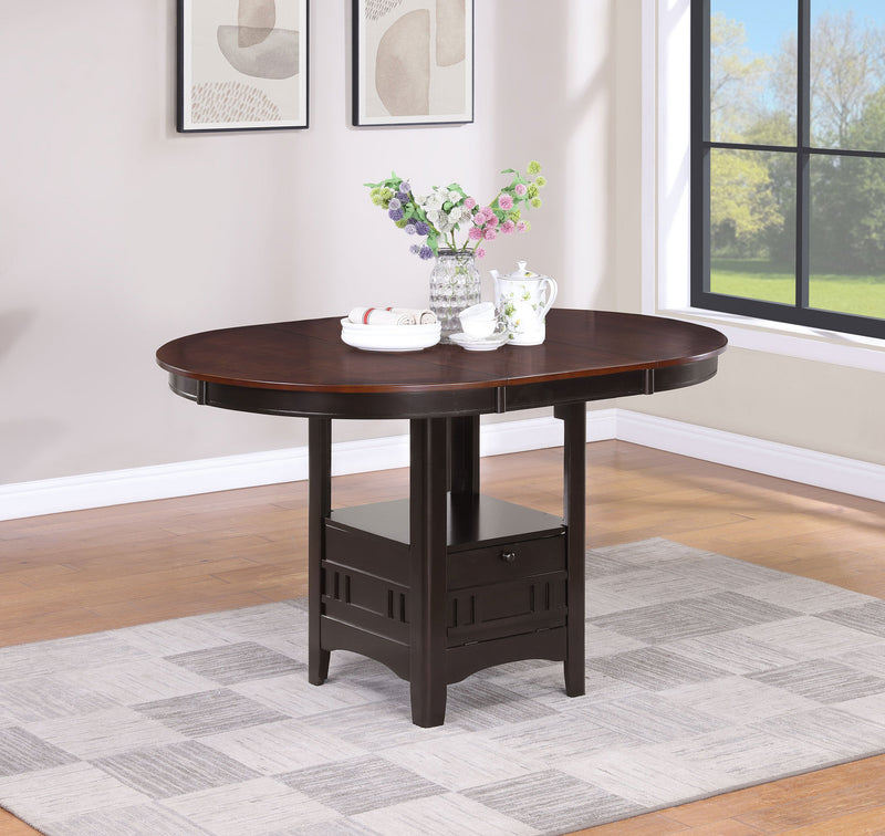 Mesa de comedor extensible Lavon Oval de 60 pulgadas