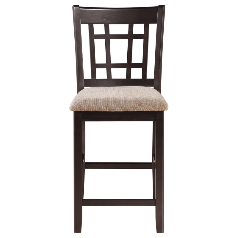 Lavon Wood Counter Chair Tan and (Set of 2)