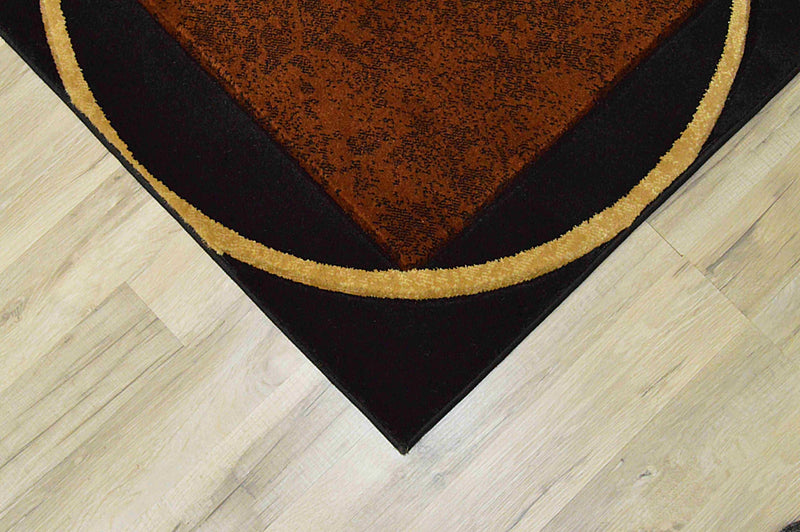 PREMIUM Design 1052 Brown 7 Foot Round (6'6x6'6" Round)"