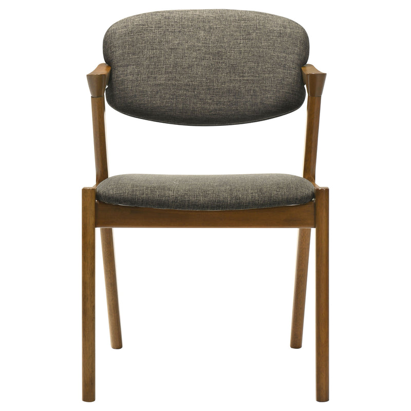 Juego de mesa de comedor rectangular Malone Nogal Oscuro