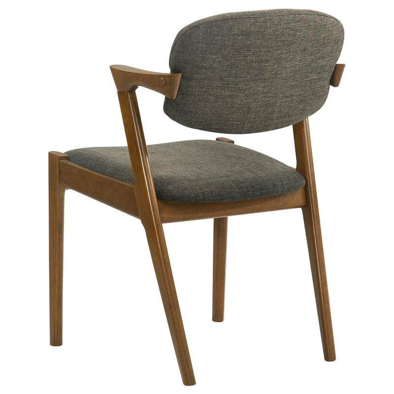 Juego de mesa de comedor rectangular Malone Nogal Oscuro