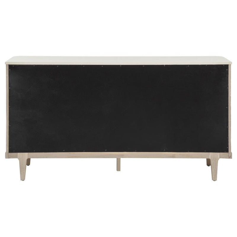 Lucaire 2-door 3-drawer Cultured Marble Top Sideboard