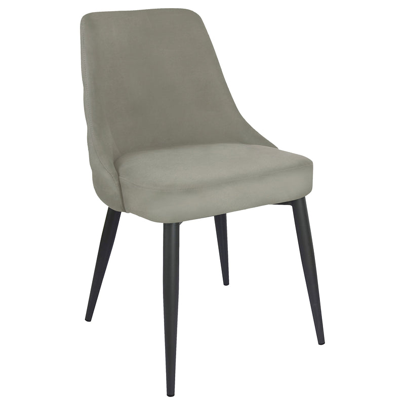 Silla de comedor auxiliar tapizada Cosmo (juego de 2)
