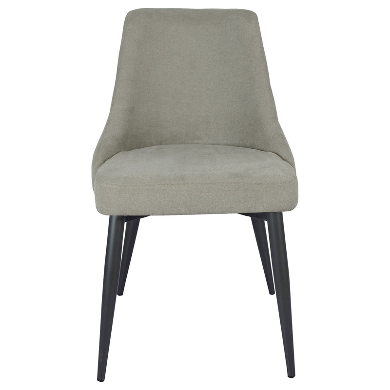 Silla de comedor auxiliar tapizada Cosmo (juego de 2)