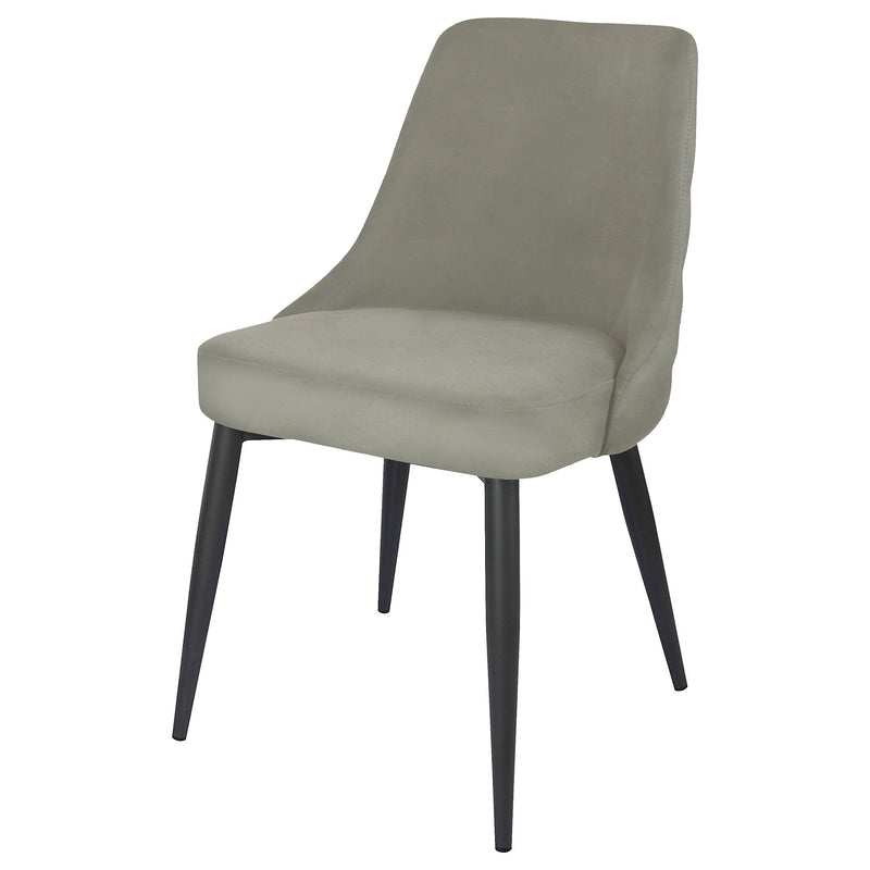 Silla de comedor auxiliar tapizada Cosmo (juego de 2)