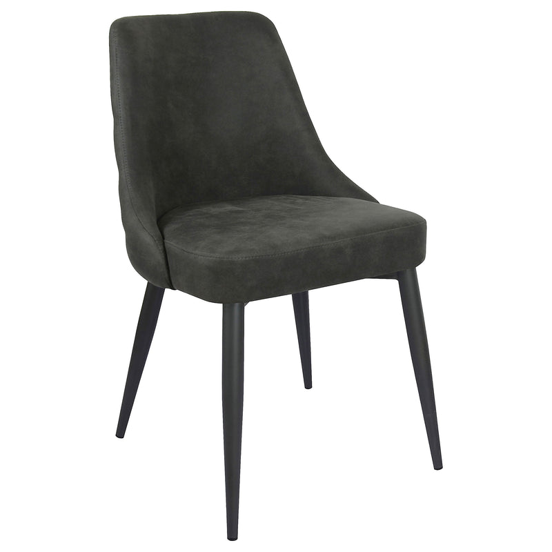 Silla de comedor auxiliar tapizada Cosmo (juego de 2)