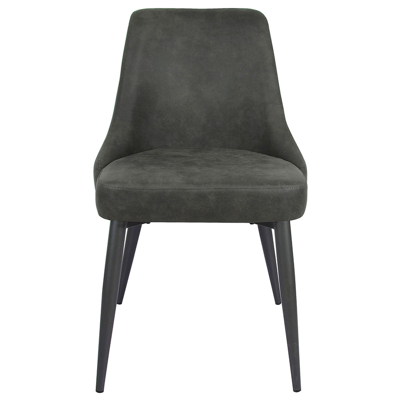 Silla de comedor auxiliar tapizada Cosmo (juego de 2)