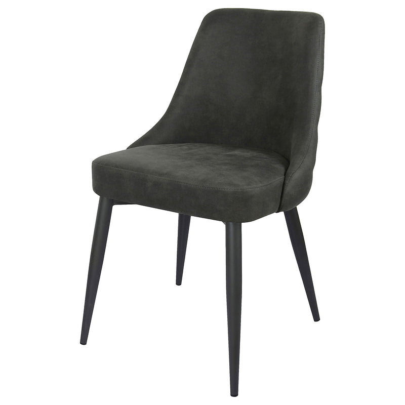 Silla de comedor auxiliar tapizada Cosmo (juego de 2)