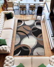 PREMIUM Design 1062 Grey 7 Foot Round (6'6x6'6" Round)"