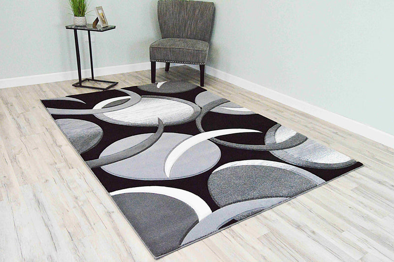 PREMIUM Design 1062 Grey-White 8x11 (7'8x10'8")"