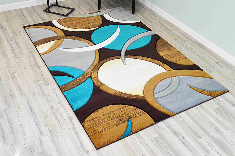 PREMIUM Design 1062 Grey-White 2x8 Runner (2'2x7'3")"