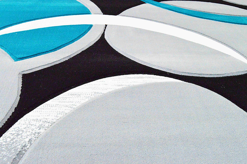 PREMIUM Design 1062 Black 7 Foot Round (6'6x6'6" Round)"