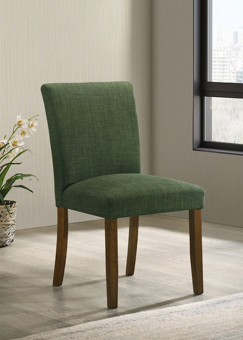 Cantley Upholstered Dining Side Chair Green (Set of 2)