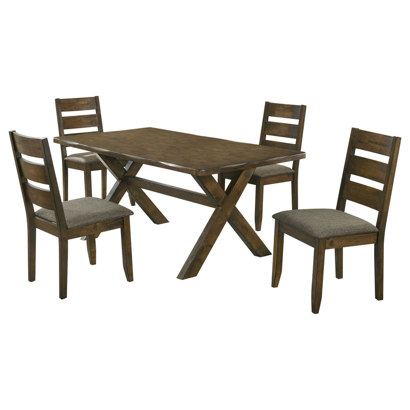 Alston Rectangular Dining Table Set Knotty Nutmeg