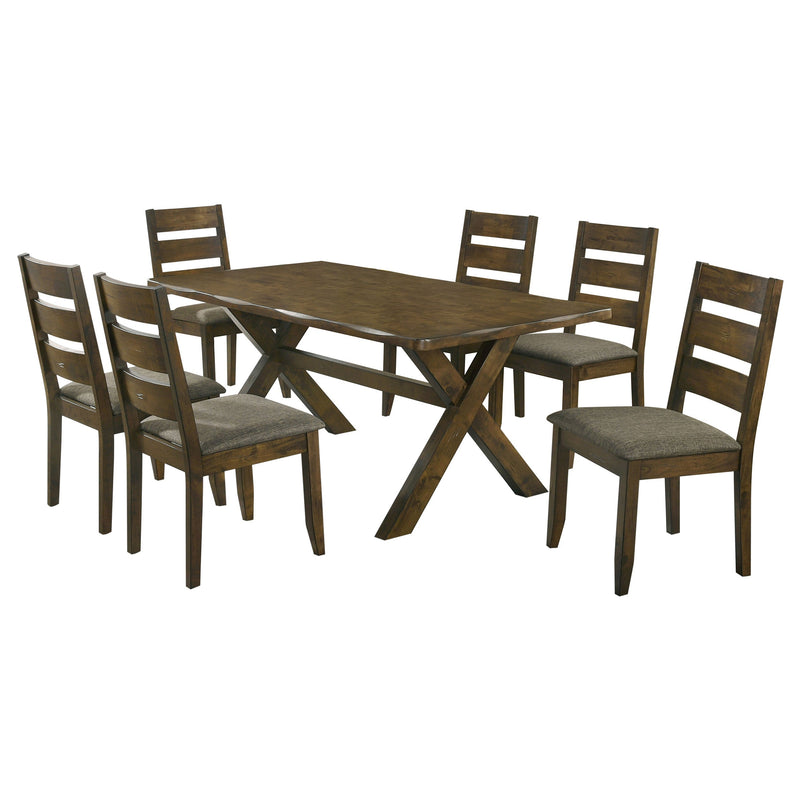 Alston Rectangular Dining Table Set Knotty Nutmeg