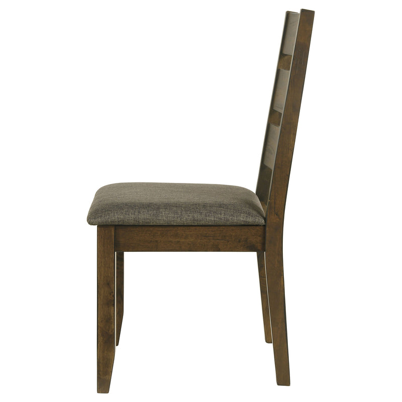 Silla de comedor lateral de madera Alston Knotty Nutmeg (juego de 2)