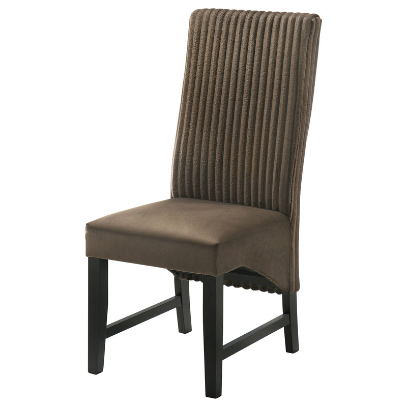 Silla auxiliar de comedor tapizada Barrand (juego de 2)