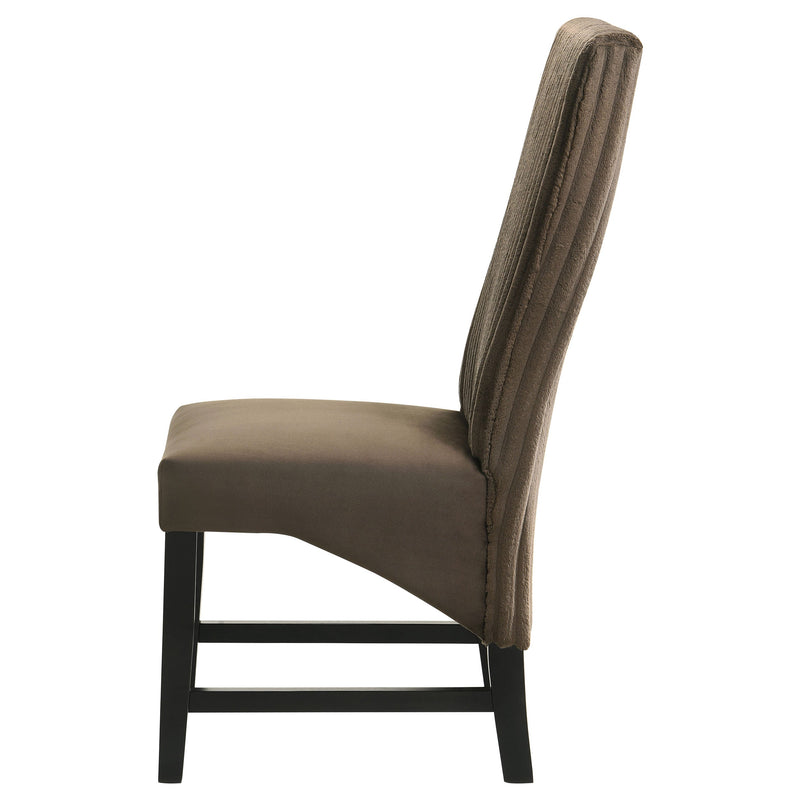 Silla auxiliar de comedor tapizada Barrand (juego de 2)