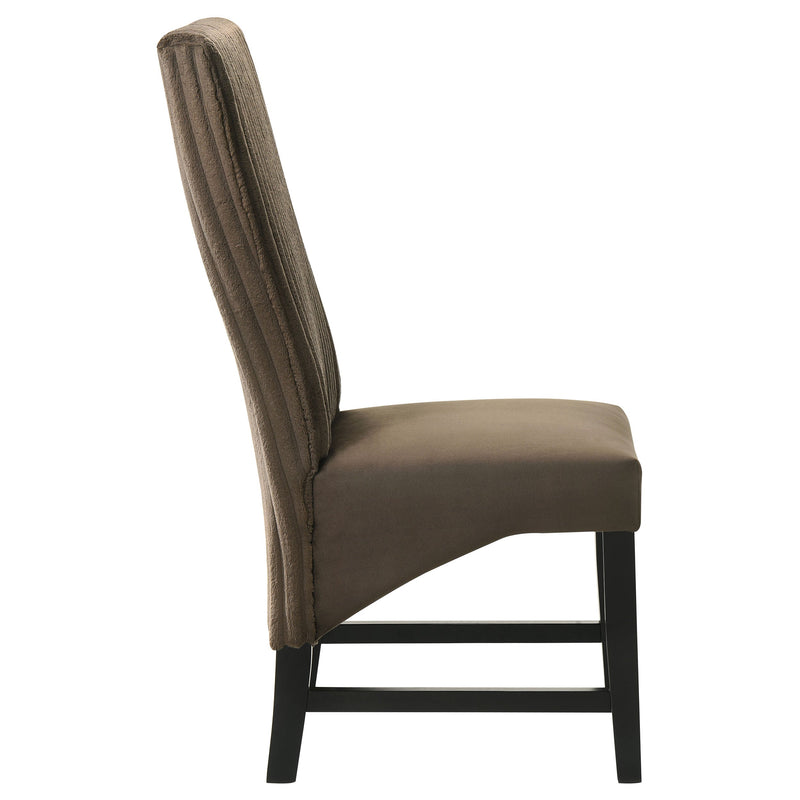 Silla auxiliar de comedor tapizada Barrand (juego de 2)