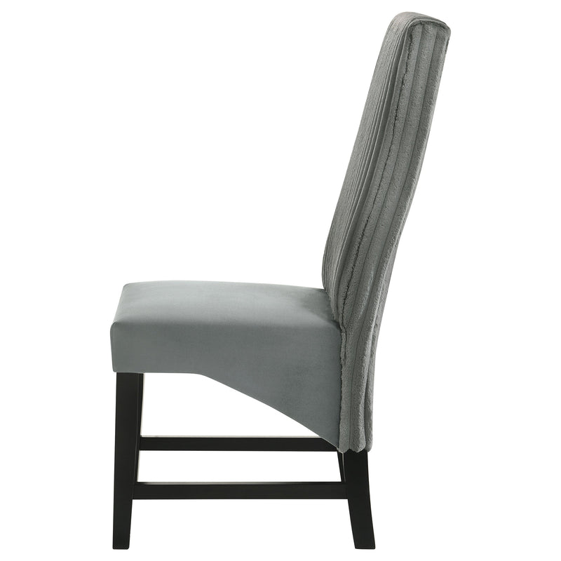 Silla auxiliar de comedor tapizada Barrand (juego de 2)