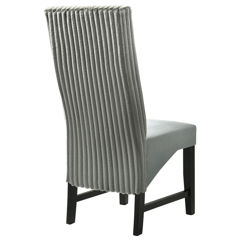 Silla auxiliar de comedor tapizada Barrand (juego de 2)