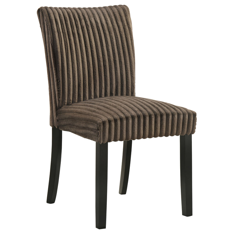 Sillas de comedor tapizadas Parson Dermott chocolate (juego de 2)
