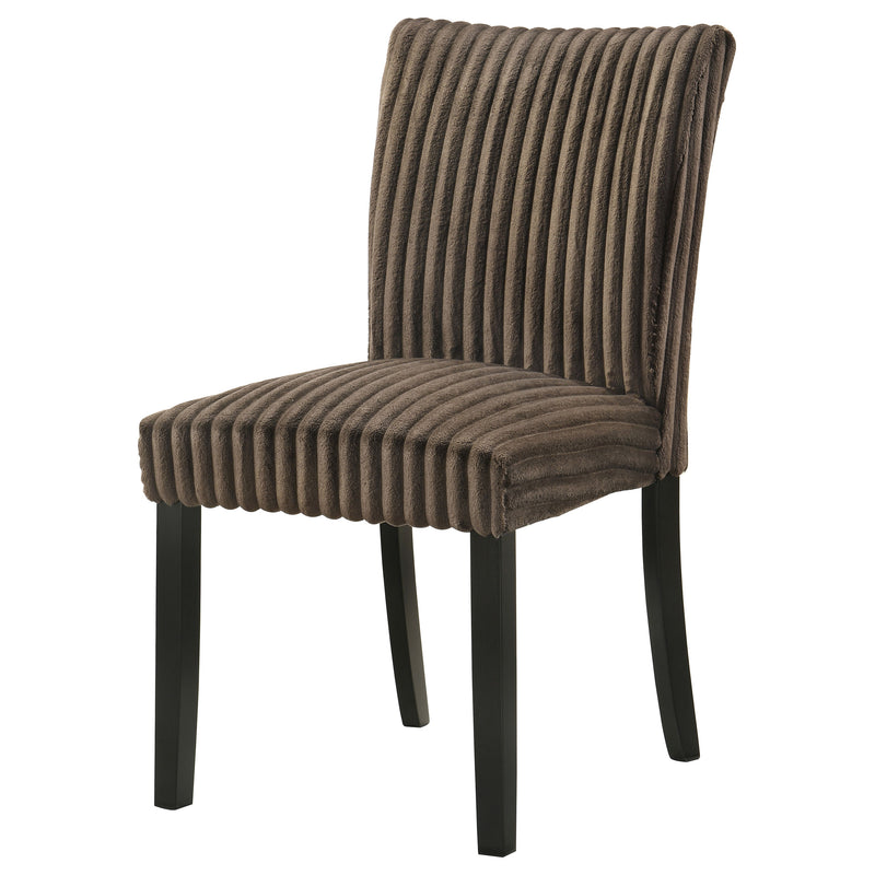 Sillas de comedor tapizadas Parson Dermott chocolate (juego de 2)