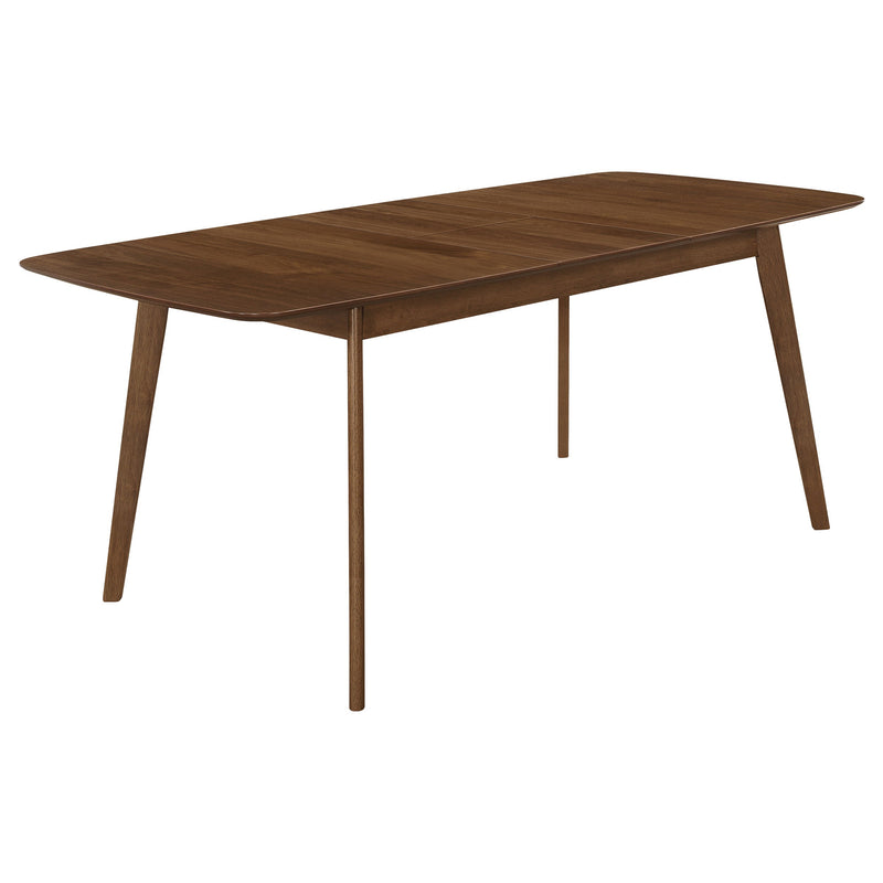 Juego de comedor rectangular Redbridge Nogal natural