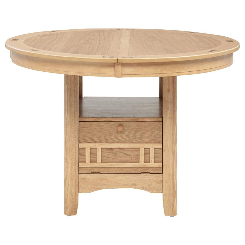 Lavon Oval 60-inch Wood Extension Leaf Dining Table