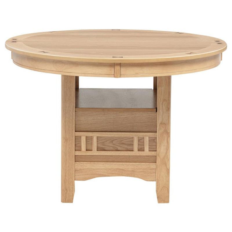 Lavon Oval 60-inch Wood Extension Leaf Dining Table