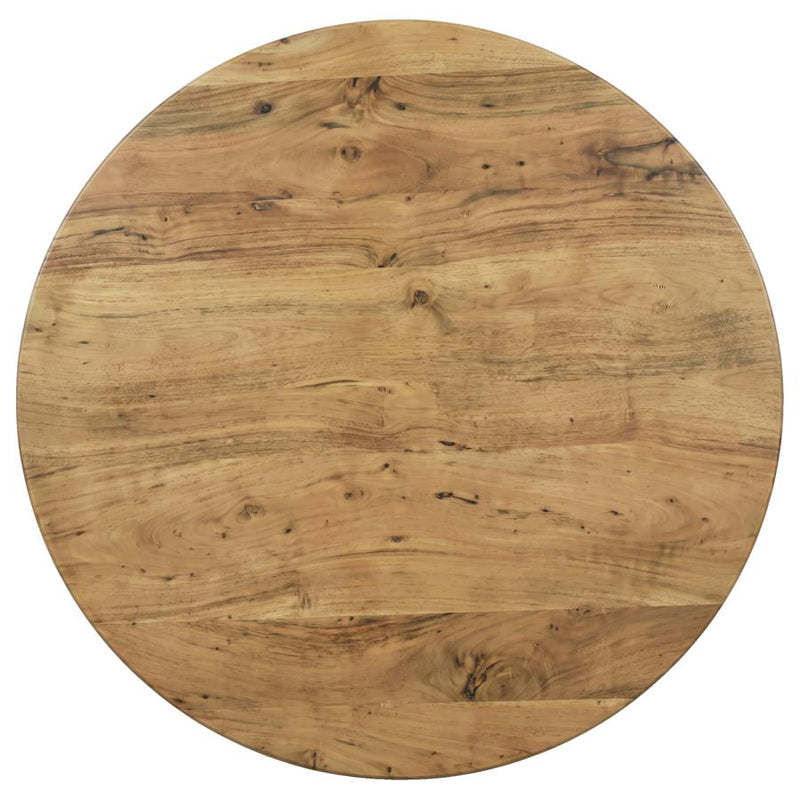 Snyder Round Pedestal Solid Wood Dining Table
