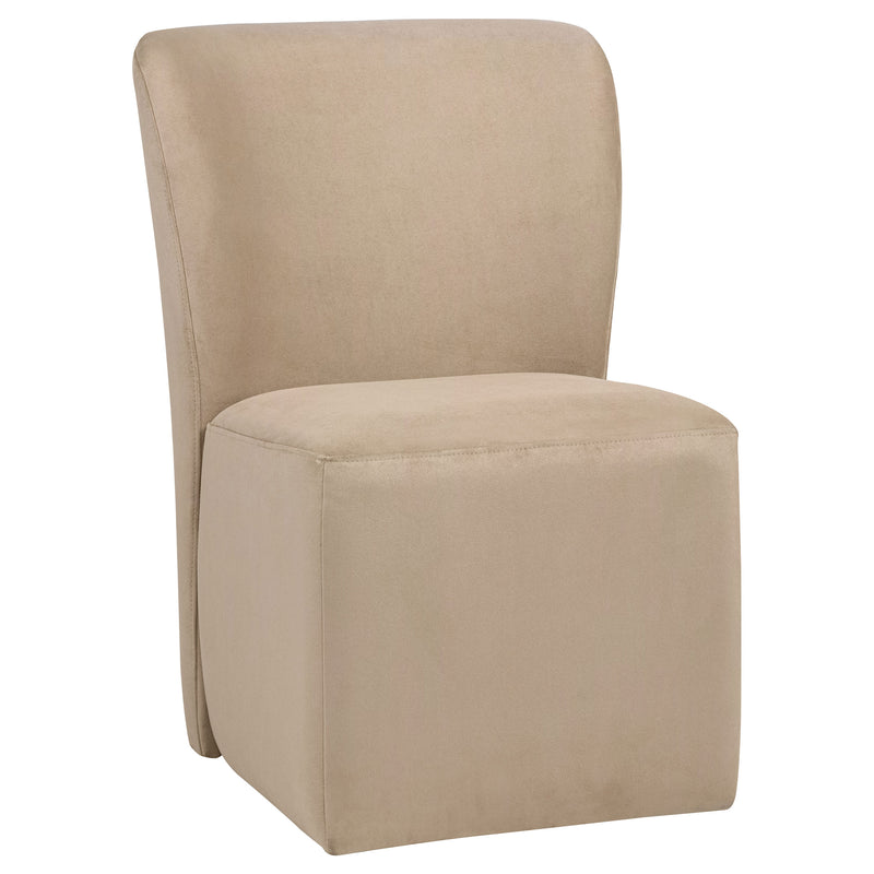 Jaelynn Upholstered Parsons Dining Side Chair Beige (Set of 2)