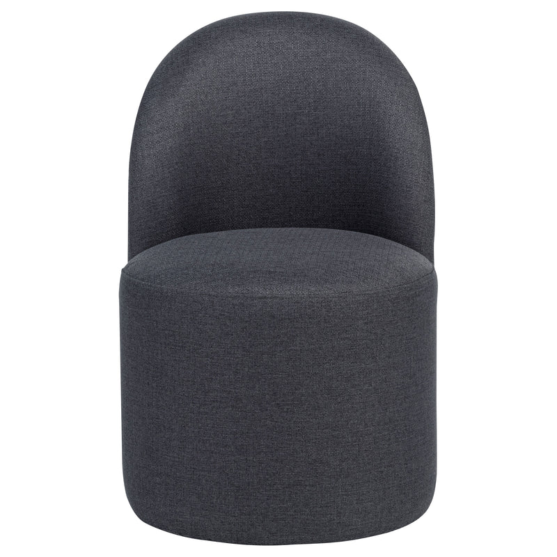 Sillas de comedor Aubrey tapizadas en forma de barril, color beige (juego de 2)