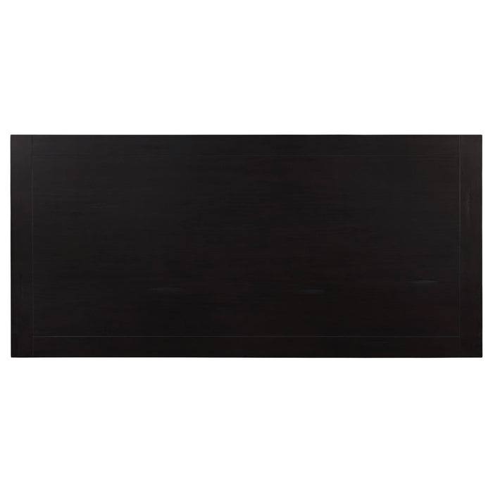 Parkins Rectangular 86-inch Dining Table Rustic Espresso