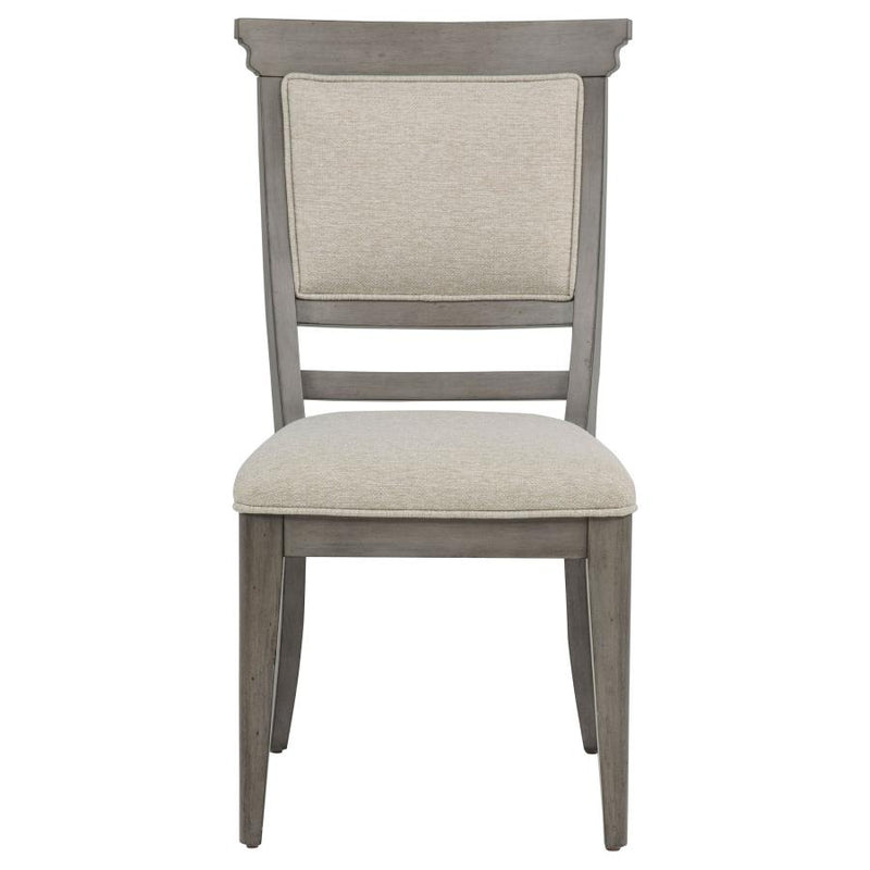 Cresswell Upholstered Dining Side Chair Tan (Set of 2)