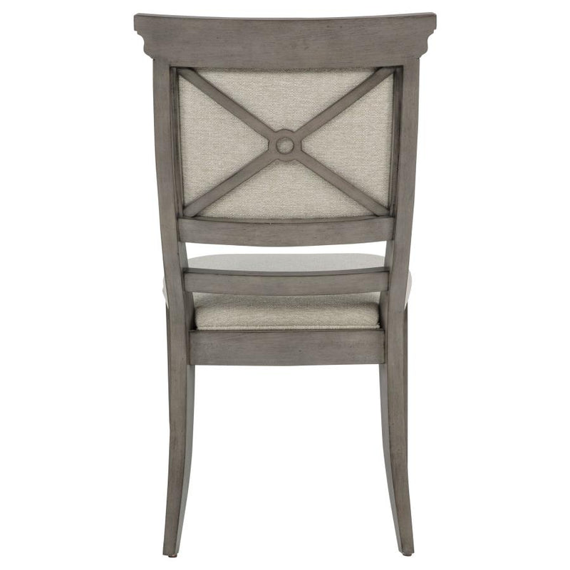 Cresswell Upholstered Dining Side Chair Tan (Set of 2)