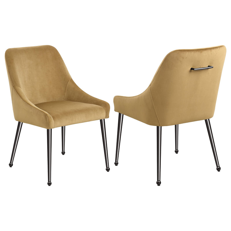 Sillas de comedor tapizadas Mayette (juego de 2)