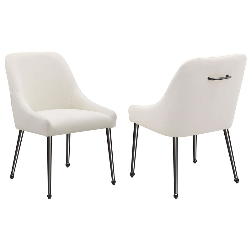 Sillas de comedor tapizadas Mayette (juego de 2)