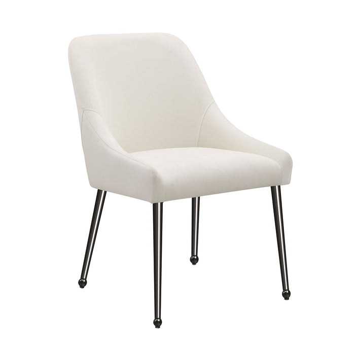 Mayette Upholstered Dining Side Chair Blue (Set of 2)
