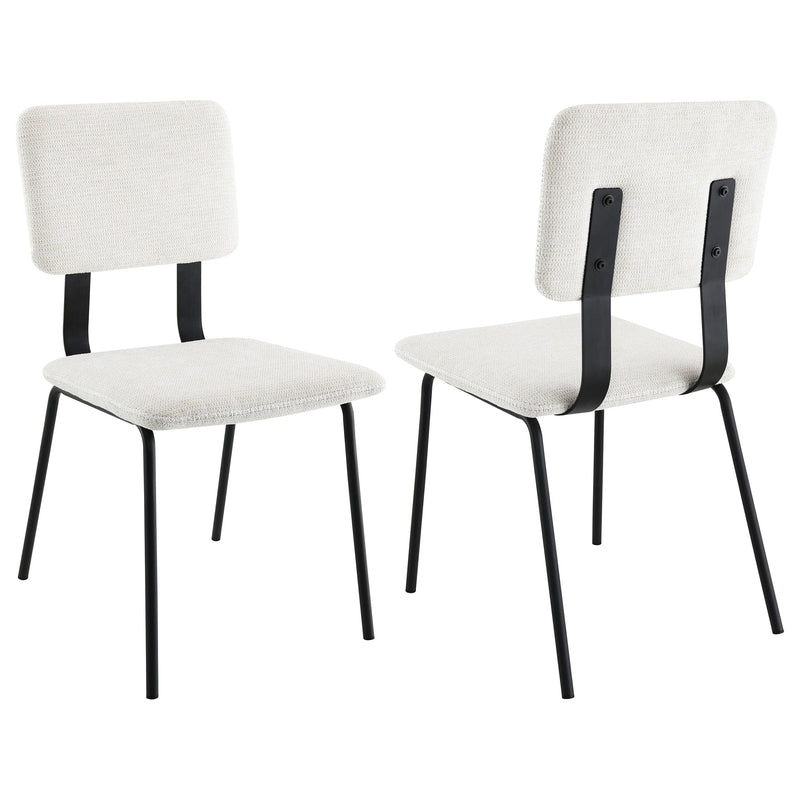 Sillas de comedor tapizadas de tela Calla (juego de 2)
