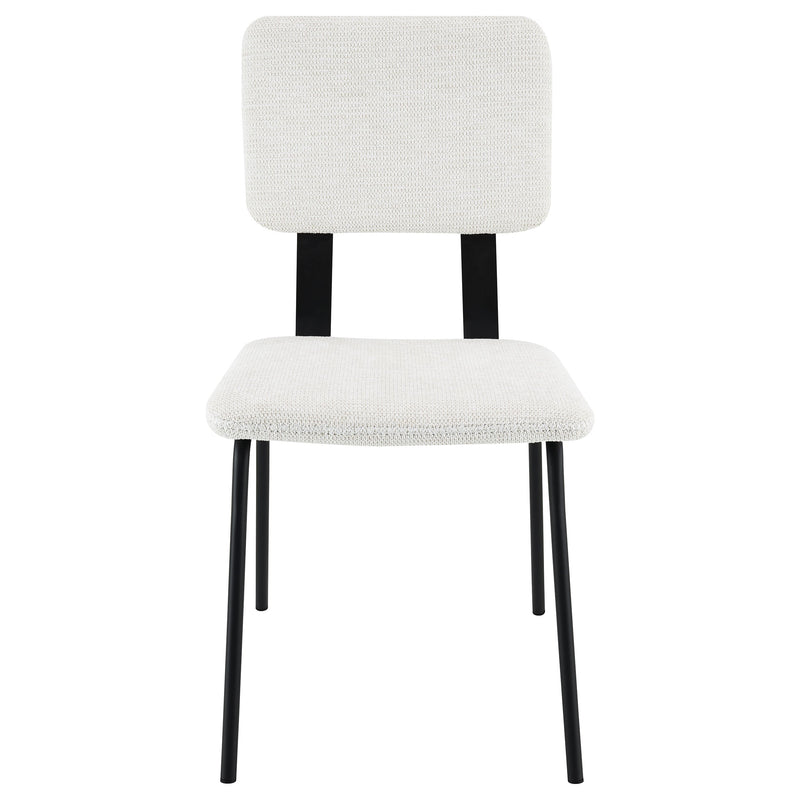 Sillas de comedor tapizadas de tela Calla (juego de 2)