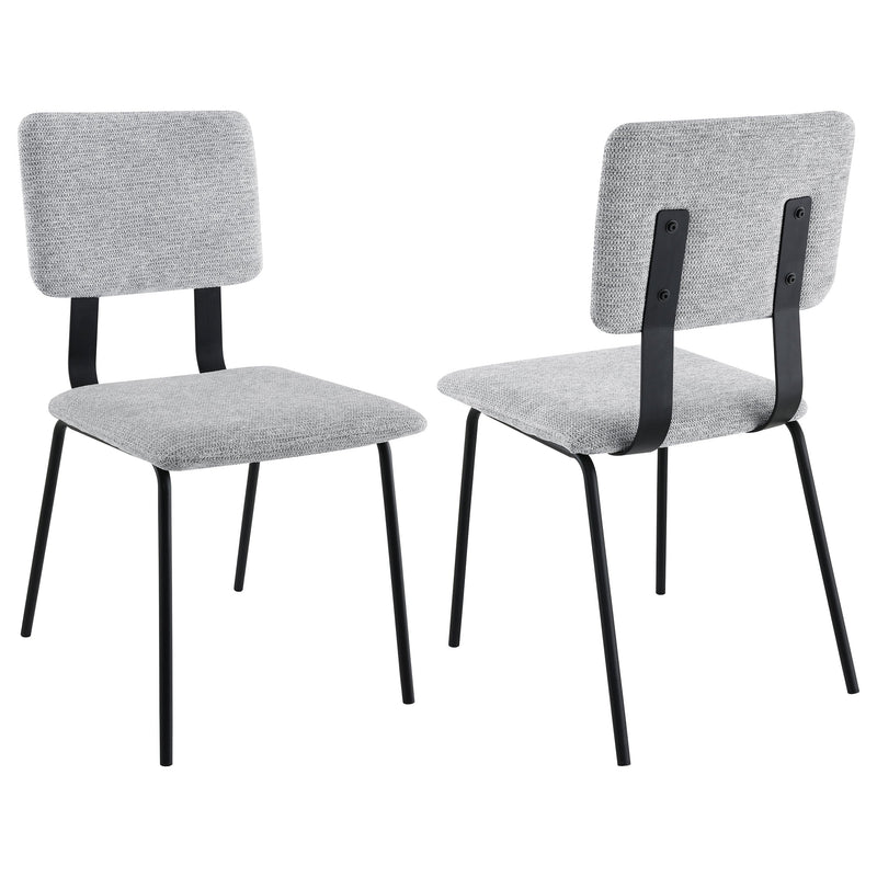 Sillas de comedor tapizadas de tela Calla (juego de 2)