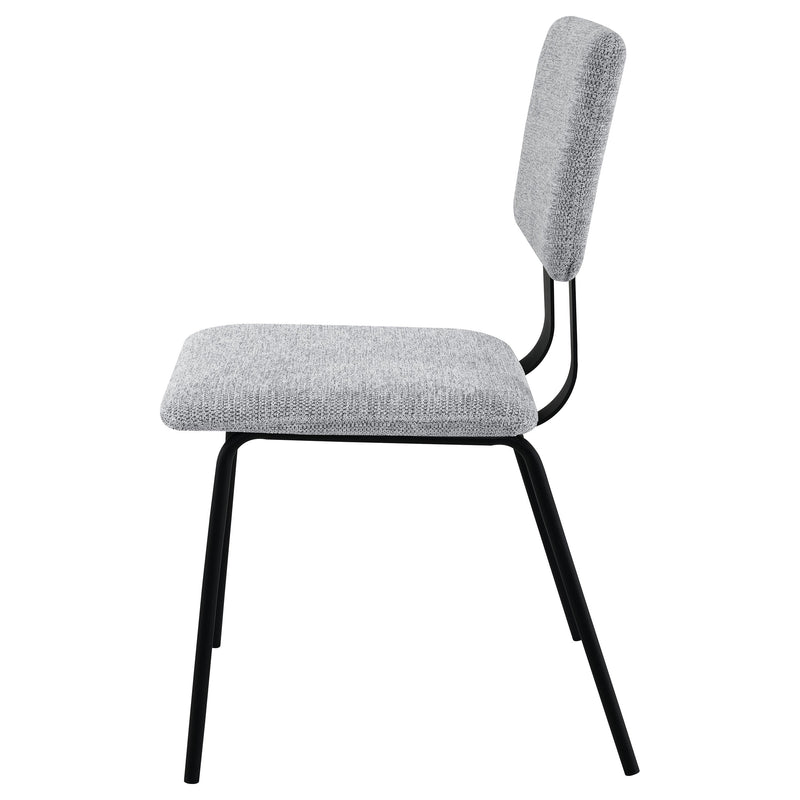 Sillas de comedor tapizadas de tela Calla (juego de 2)