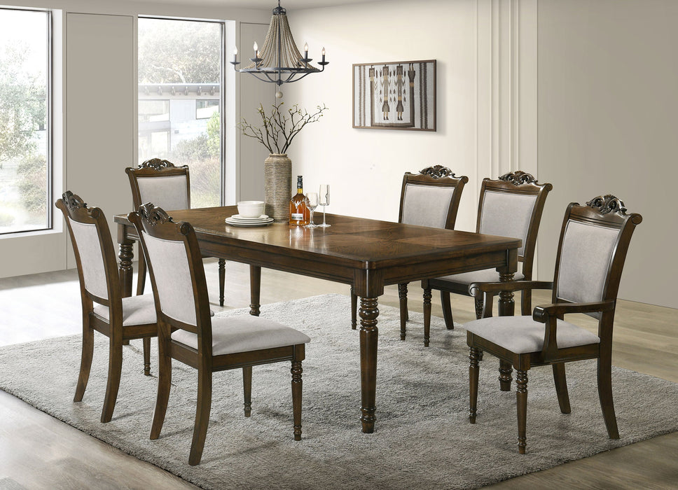 Willowbrook  Rectangular Dining Table Set Walnut