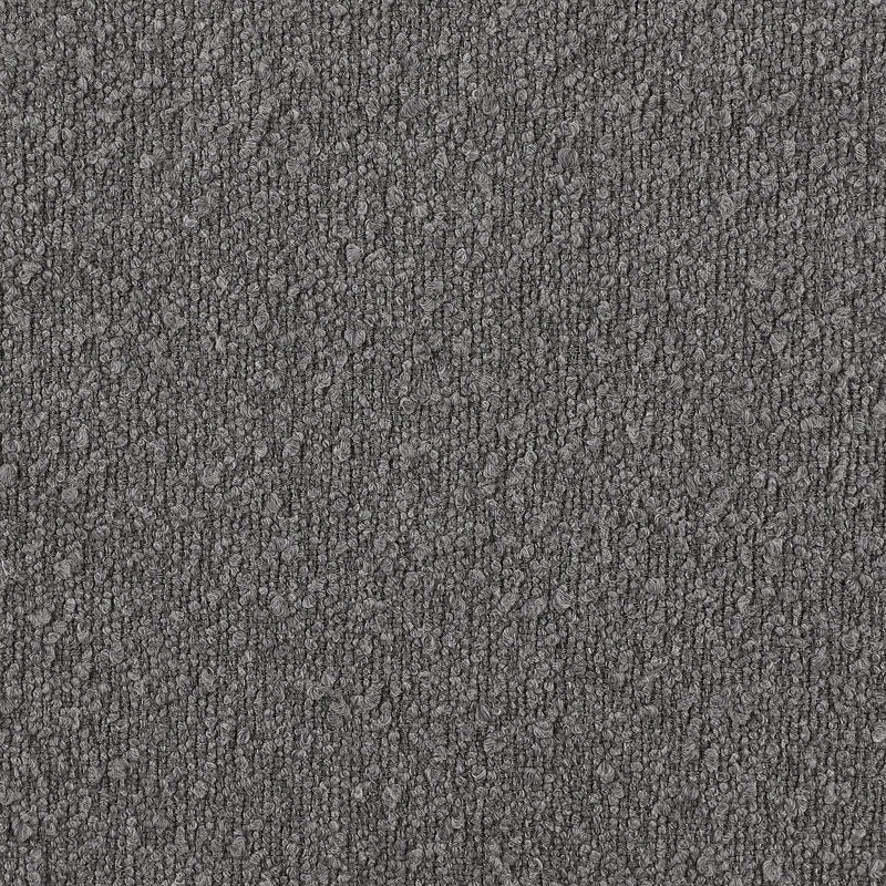 Silla de mostrador tapizada Viola Boucle gris (juego de 2)